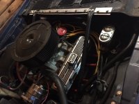 Bird engine bay and firewall braces.JPG